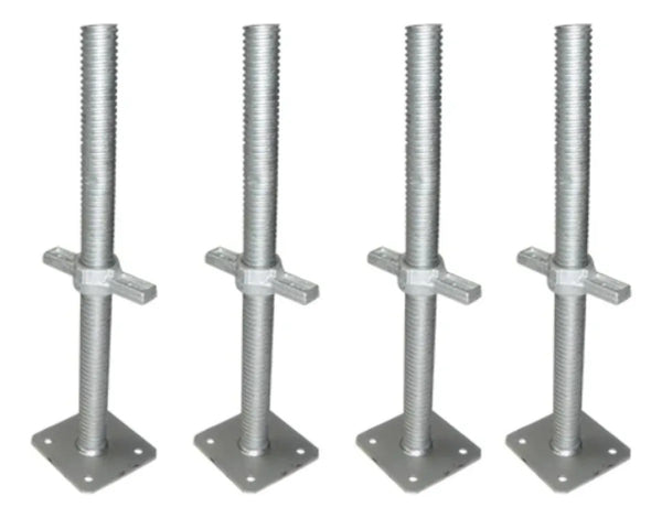 TORNILLOS NIVELADORES DE 50CM PARA ANDAMIO EMAQ (1" 1/4) 4 Pz - CT5034-4