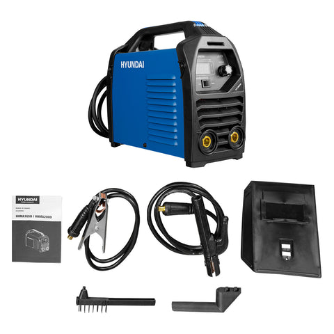 Soldadora Inverter Profesional Hyundai Dual 110v/120a 220v/200a – HHMA200D