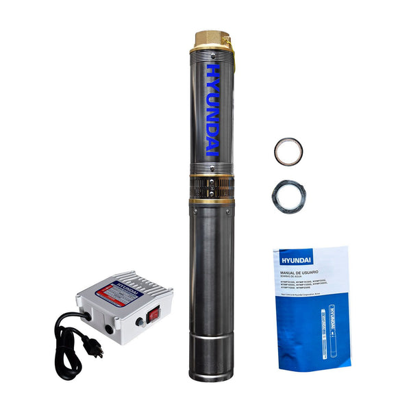 Bomba De Agua Hyundai 3 Hp Bifásica Pozo De 4″ Salida 2″ Noryl – HYWP3020G