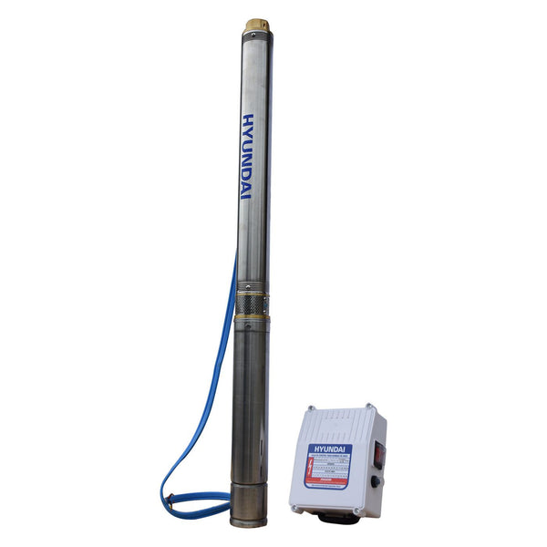 Bomba De Agua Hyundai 1 Hp Monofásica Pozo De 3″ Salida 1 1/4″ – HYWP1030G