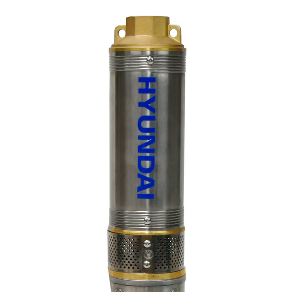 Bomba De Agua Hyundai 1.5 Hp Bifásica Pozo De 4″ Salida 1 1/4″ Noryl – HYWP1500G