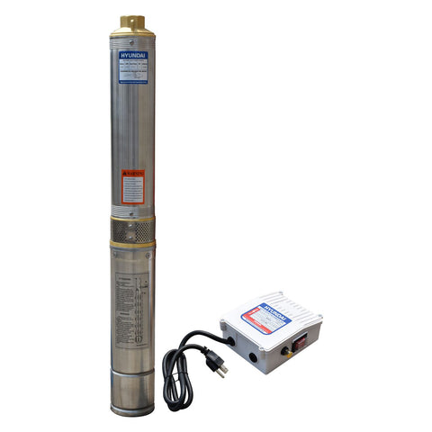 Bomba De Agua Hyundai 1/2 Hp Monofásica Pozo De 3″ Salida 1 1/4″ – HYWP5030G