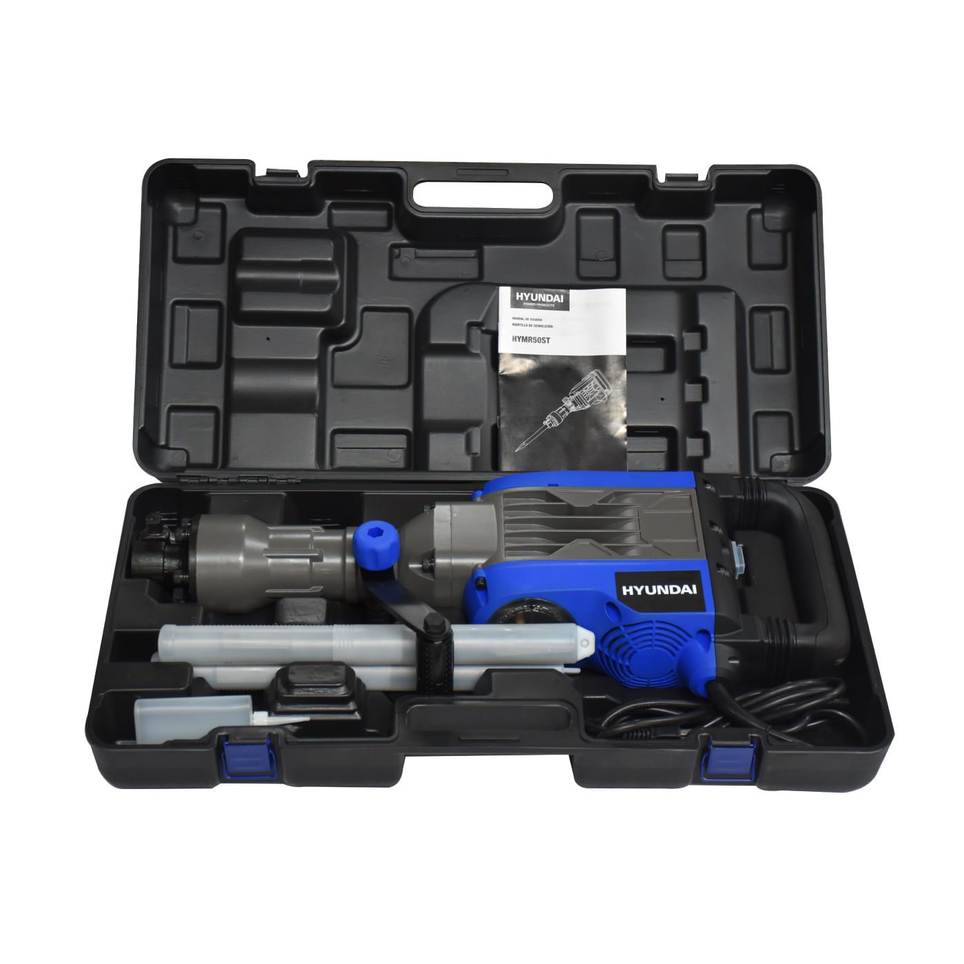 Martillo Demoledor Eléctrico Profesional Hyundai 1700w/50j/2000gpm – HYMR50ST