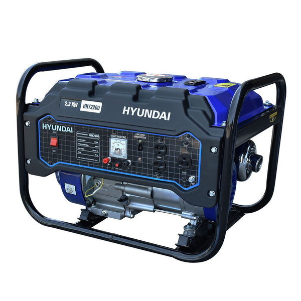 GENERADOR HYUNDAI PORTATIL 2.0-2.2 KW C/MOTOR 6.5 HP - HHY2200