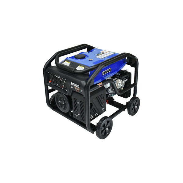 GENERADOR PROFESIONAL HYUNDAI 6000W C/MOTOR 13.1 HP 110V/220V - HYE6000
