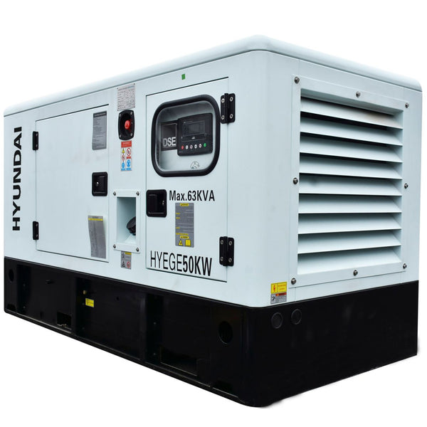 GENERADOR ESTACIONARIO HYUNDAI 63 KVA/50 KW 80 HP - HYEGE50KW