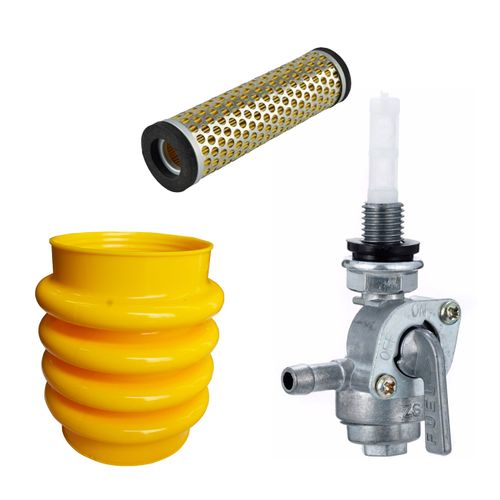 KIT FUELLE, FILTRO DE AIRE CILINDRICO Y LLAVE DE PASO PARA BAILARINA - PTEREF