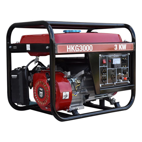 GENERADOR SWEDISH HUSKY POWER PORTATIL A GASOLINA 2.8-3 KW - HKG3000
